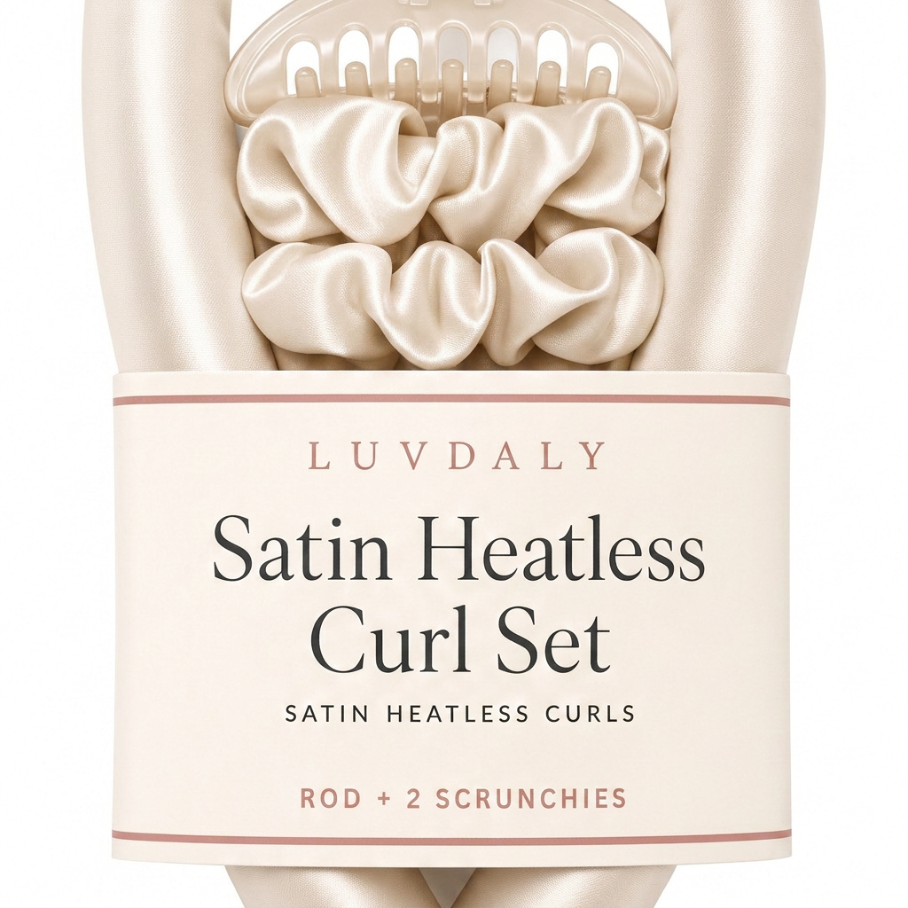 Satin Heatless Curl Set — view 3