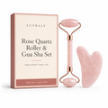 Rose Quartz Roller & Gua Sha Set — view 1